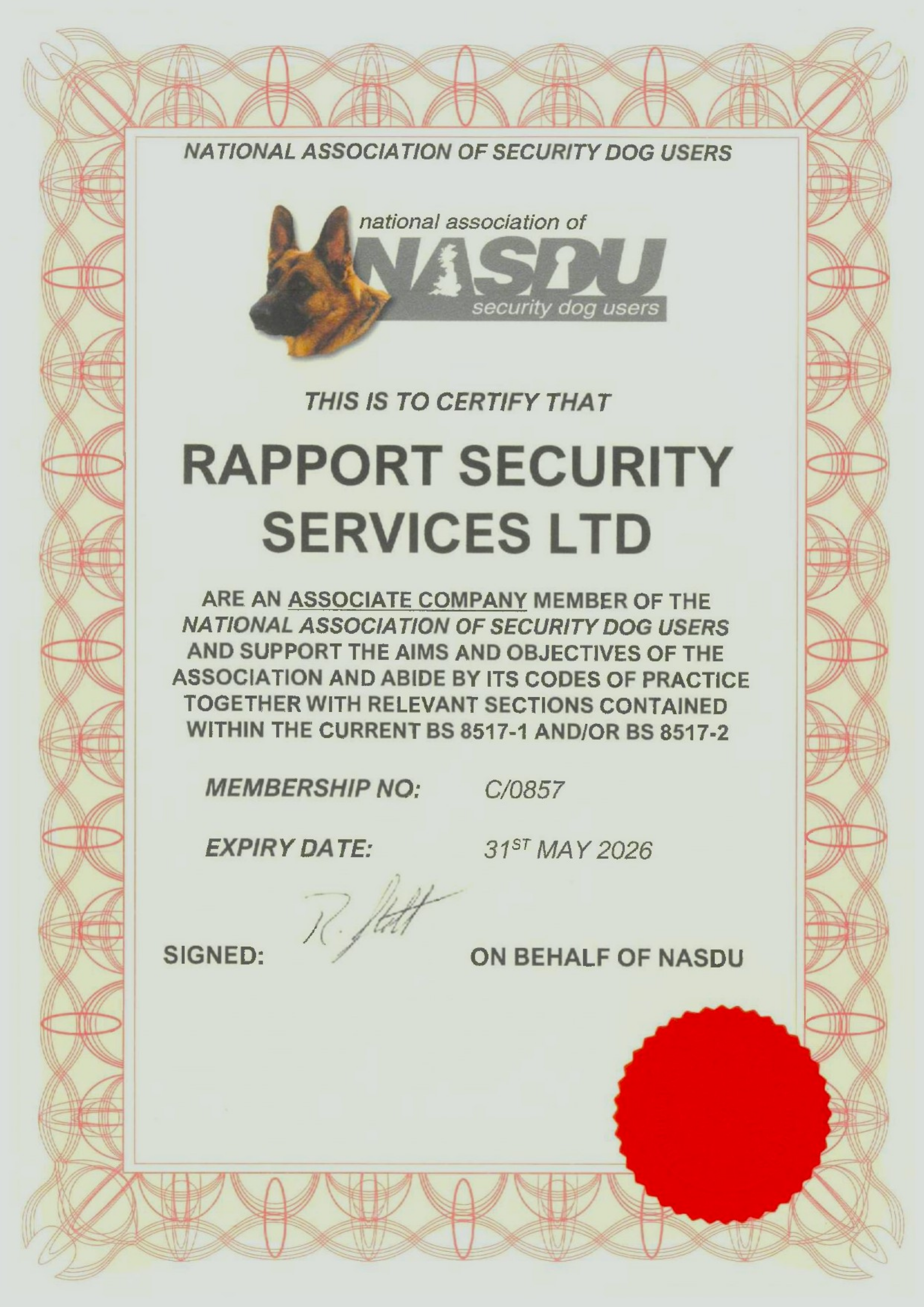 NASDU Recognized